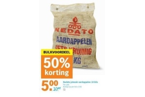 nedato jute zak 10 kilo