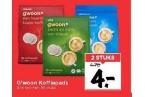 g woon koffiepads