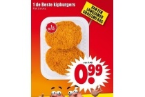 1 de beste kipburgers