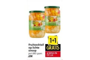 fruitcocktail op lichte siroop