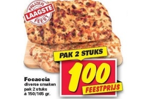 focaccia pak 2 stuks