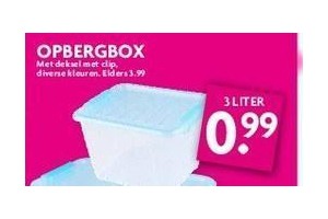 opbergbox 3 liter