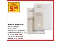 molton hoeslaken