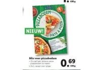 mix voor pizzabodem