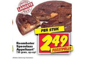 roomboter speculaas appeltaart