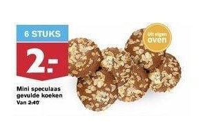 mini speculaas gevulde koeken