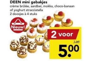 deen mini gebakjes