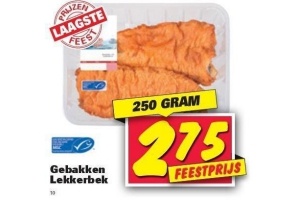 gebakken lekkerbek