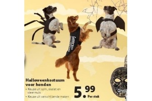 halloweenkostuum voor honden