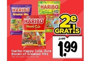 haribo happy cola zure bonen of greatest hits