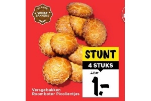versgebakken roomboter picolientjes