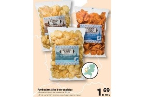 ambachtelijke boerenchips