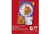 mix voor speculaas appeltaart