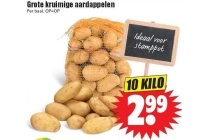 grote kruimige aardappelen