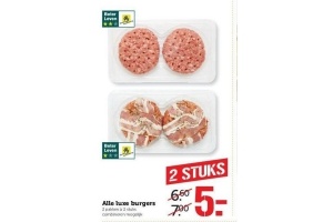 alle luxe burgers