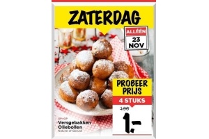 versgebakken oliebollen