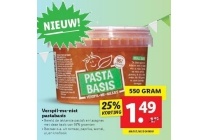 verspil me niet pastabasis