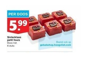 sinterklaas petit fours