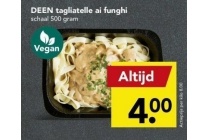 deen tagliatelle ai funghi