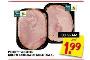 proef t verschil boer n bakham of grillham xl