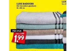 luxe baddoek