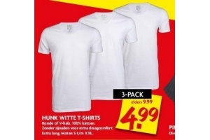 hunk witte t shirts