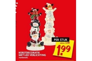 kerstdecoratie met led verlichting