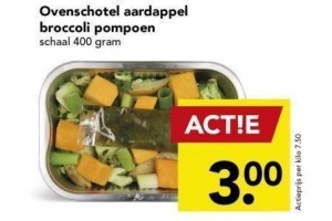 ovenschotel aardappel broccoli pompoen