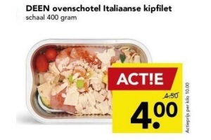 deen ovenschotel italiaanse kipfilet