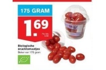 biologische snacktomaatjes