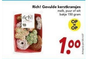 rich gevulde kerstkransjes