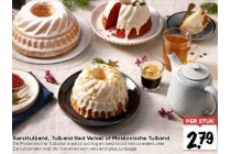 kersttulband tulband red velvet of moskovische tulband