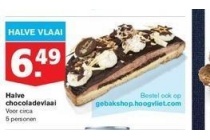 halve chocoladevlaai