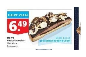 halve chocoladevlaai