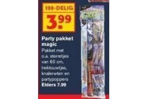 party pakket magic 198 delig