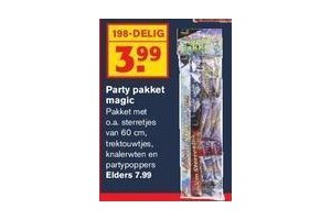 party pakket magic 198 delig