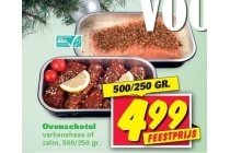 ovenschotel varkenshaas of zalm