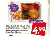 kipfilet met abrikoos en honing