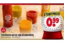 1 de beste verse sap of smoothie