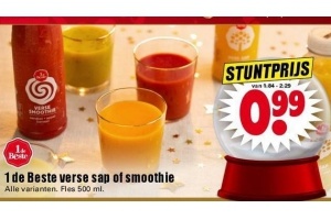 1 de beste verse sap of smoothie