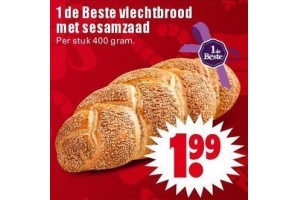 1 de beste vlechtbrood met sesamzaad