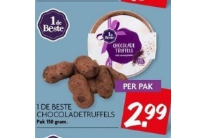 1 de beste chocolade truffels