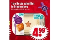 1 de beste zalmfilet in bladerdeeg