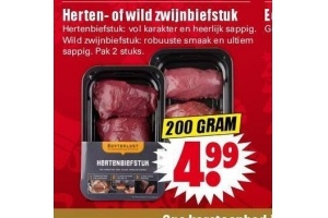 hertenbiefstuk