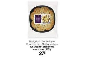 ah excellent breekbrood camembert 325 g