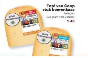 top van coop stuk boerenkaas