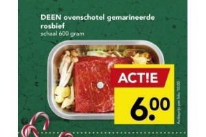 deen ovenschotel gemarineerde rosbief