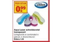 aqua laser schrobborstel transparant