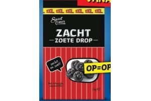 zachte zoete drop