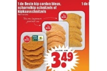 1 de beste kip cordon bleus scharrelkip schnitzels of kipkaasschnitzels